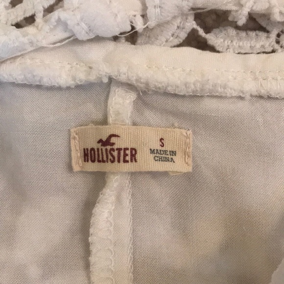 Hollister Lace Floral Zip Up Dress - Picture 3 of 7